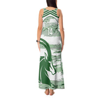 Zimbabwe Rugby Custom Tank Maxi Dress Come On Sables White Version - Wonder Print Shop