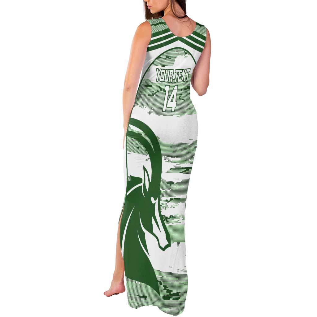 Zimbabwe Rugby Custom Tank Maxi Dress Come On Sables White Version - Wonder Print Shop