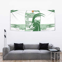 Zimbabwe Rugby Custom Tapestry Come On Sables White Version - Wonder Print Shop