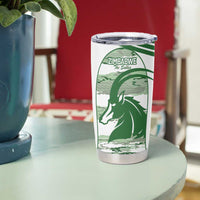 Zimbabwe Rugby Custom Tumbler Cup Come On Sables White Version - Wonder Print Shop