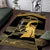 Zimbabwe Rugby Custom Area Rug Come On Sables Gold Black Version - Wonder Print Shop