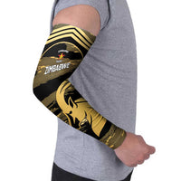 Zimbabwe Rugby Custom Arm Sleeves Come On Sables Gold Black Version - Wonder Print Shop