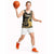 Zimbabwe Rugby Custom Basketball Jersey Come On Sables Gold Black Version - Wonder Print Shop