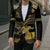 Zimbabwe Rugby Custom Blazer Come On Sables Gold Black Version - Wonder Print Shop