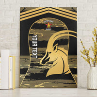Zimbabwe Rugby Custom Canvas Wall Art Come On Sables Gold Black Version - Wonder Print Shop