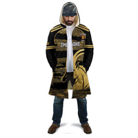 Zimbabwe Rugby Custom Cloak Come On Sables Gold Black Version - Wonder Print Shop