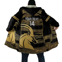 Zimbabwe Rugby Custom Cloak Come On Sables Gold Black Version - Wonder Print Shop