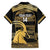 Zimbabwe Rugby Custom Family Matching Summer Maxi Dress and Hawaiian Shirt Come On Sables Gold Black Version - Wonder Print Shop