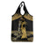 Zimbabwe Rugby Custom Grocery Bag Come On Sables Gold Black Version - Wonder Print Shop