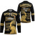 Zimbabwe Rugby Custom Hockey Jersey Come On Sables Gold Black Version - Wonder Print Shop