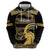 Zimbabwe Rugby Custom Hoodie Come On Sables Gold Black Version - Wonder Print Shop