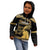 Zimbabwe Rugby Custom Kid Hoodie Come On Sables Gold Black Version - Wonder Print Shop