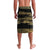 Zimbabwe Rugby Custom Lavalava Come On Sables Gold Black Version - Wonder Print Shop