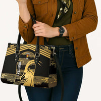 Zimbabwe Rugby Custom Leather Bag Come On Sables Gold Black Version - Wonder Print Shop