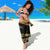Zimbabwe Rugby Custom Sarong Come On Sables Gold Black Version - Wonder Print Shop