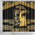 Zimbabwe Rugby Custom Shower Curtain Come On Sables Gold Black Version - Wonder Print Shop