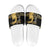 Zimbabwe Rugby Custom Slide Sandals Come On Sables Gold Black Version - Wonder Print Shop