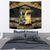Zimbabwe Rugby Custom Tapestry Come On Sables Gold Black Version - Wonder Print Shop