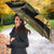 Zimbabwe Rugby Custom Umbrella Come On Sables Gold Black Version - Wonder Print Shop