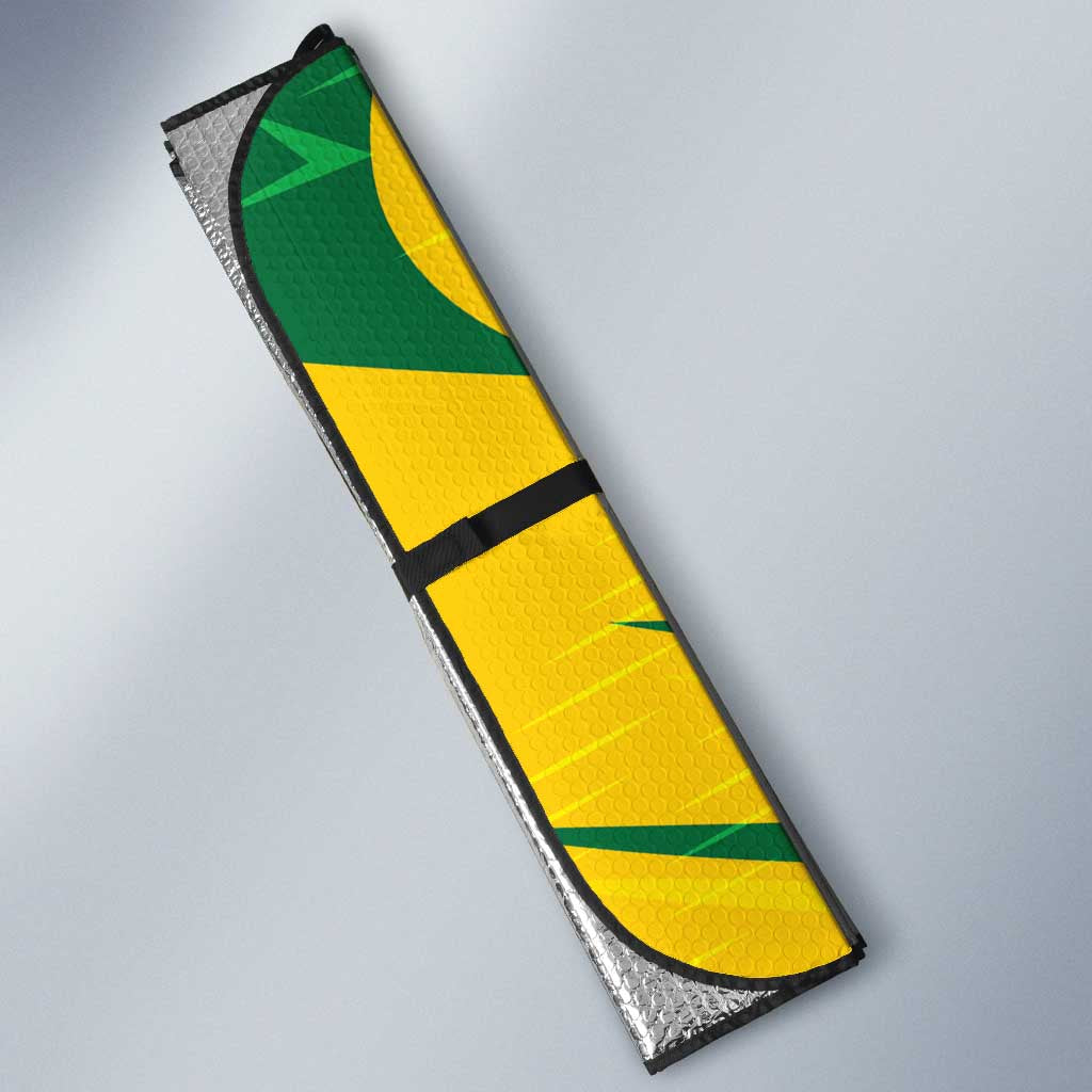 Dominica Independence Day Auto Sun Shade 3 November Coat Of Arms - Wonder Print Shop