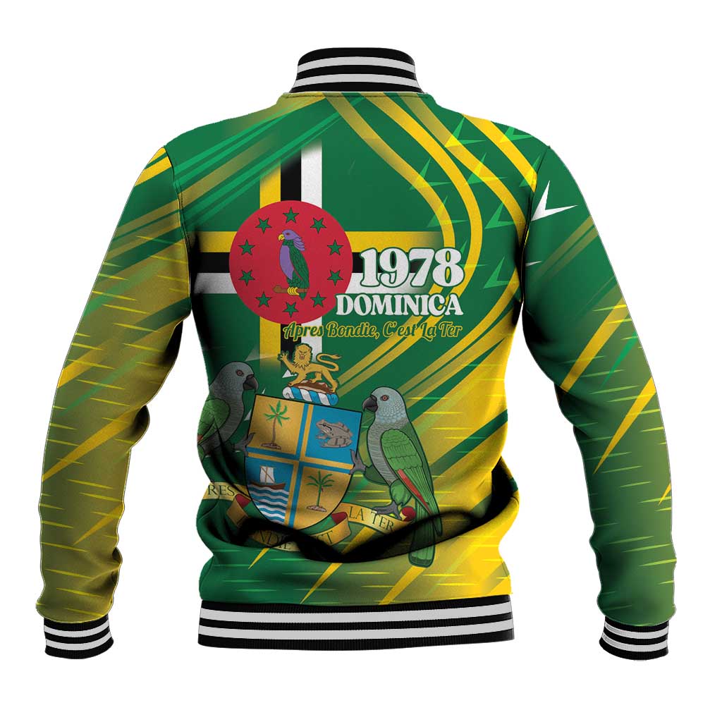 Dominica Independence Day Baseball Jacket 3 November Coat Of Arms - Wonder Print Shop