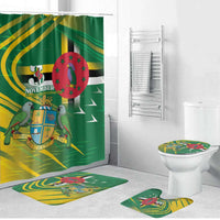 Dominica Independence Day Bathroom Set 3 November Coat Of Arms - Wonder Print Shop