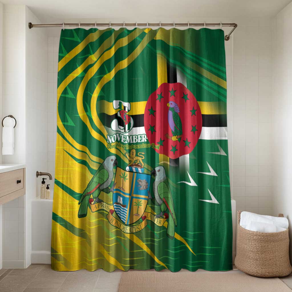 Dominica Independence Day Bathroom Set 3 November Coat Of Arms - Wonder Print Shop