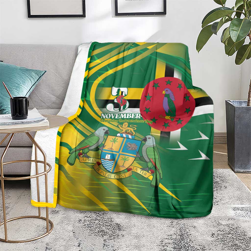 Dominica Independence Day Blanket 3 November Coat Of Arms - Wonder Print Shop