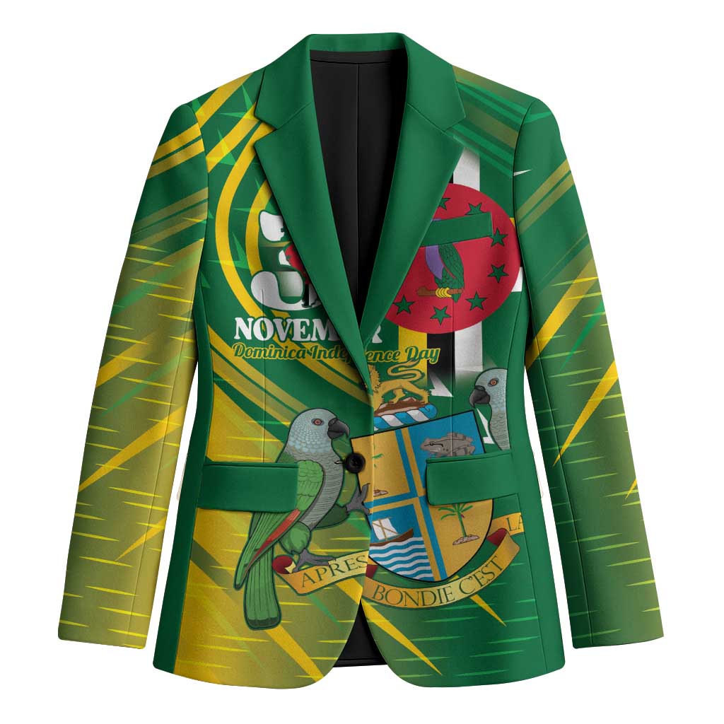Dominica Independence Day Blazer 3 November Coat Of Arms - Wonder Print Shop