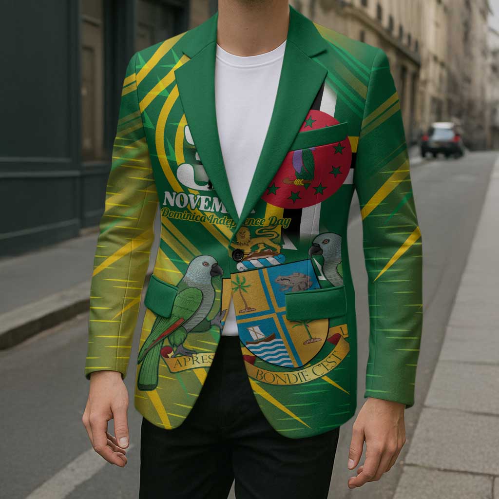 Dominica Independence Day Blazer 3 November Coat Of Arms - Wonder Print Shop