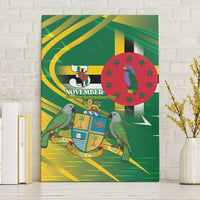 Dominica Independence Day Canvas Wall Art 3 November Coat Of Arms - Wonder Print Shop