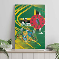 Dominica Independence Day Canvas Wall Art 3 November Coat Of Arms - Wonder Print Shop