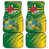 Dominica Independence Day Car Mats 3 November Coat Of Arms - Wonder Print Shop