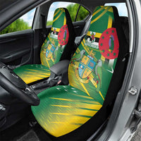 Dominica Independence Day Car Seat Cover 3 November Coat Of Arms - Wonder Print Shop