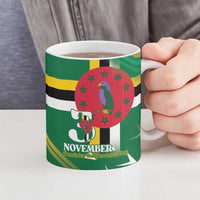 Dominica Independence Day Ceramic Mug 3 November Coat Of Arms - Wonder Print Shop