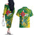 Dominica Independence Day Couples Matching Off The Shoulder Long Sleeve Dress and Hawaiian Shirt 3 November Coat Of Arms - Wonder Print Shop