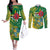 Dominica Independence Day Couples Matching Off The Shoulder Long Sleeve Dress and Long Sleeve Button Shirt 3 November Coat Of Arms - Wonder Print Shop
