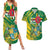 Dominica Independence Day Couples Matching Summer Maxi Dress and Hawaiian Shirt 3 November Coat Of Arms - Wonder Print Shop