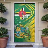 Dominica Independence Day Door Cover 3 November Coat Of Arms - Wonder Print Shop