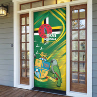 Dominica Independence Day Door Cover 3 November Coat Of Arms - Wonder Print Shop