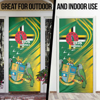 Dominica Independence Day Door Cover 3 November Coat Of Arms - Wonder Print Shop