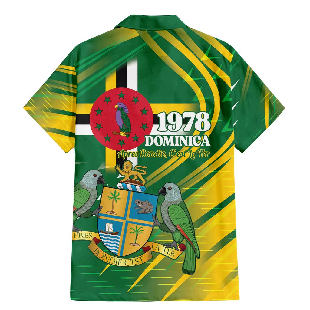 Dominica Independence Day Family Matching Mermaid Dress and Hawaiian Shirt 3 November Coat Of Arms - Wonder Print Shop