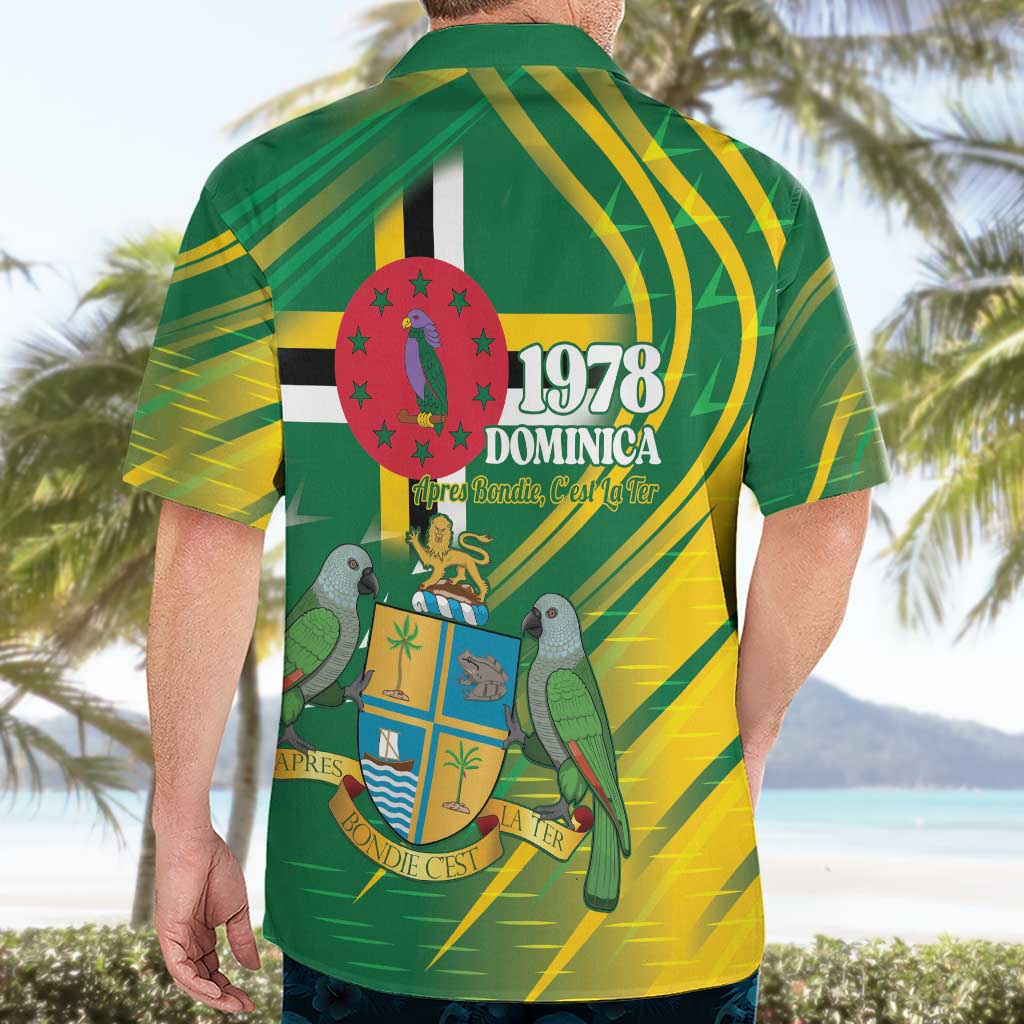 Dominica Independence Day Hawaiian Shirt 3 November Coat Of Arms - Wonder Print Shop