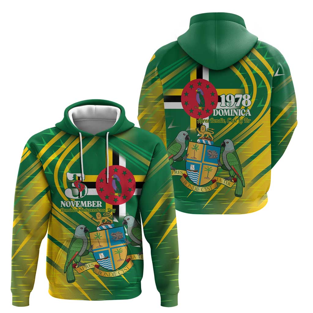 Dominica Independence Day Hoodie 3 November Coat Of Arms - Wonder Print Shop