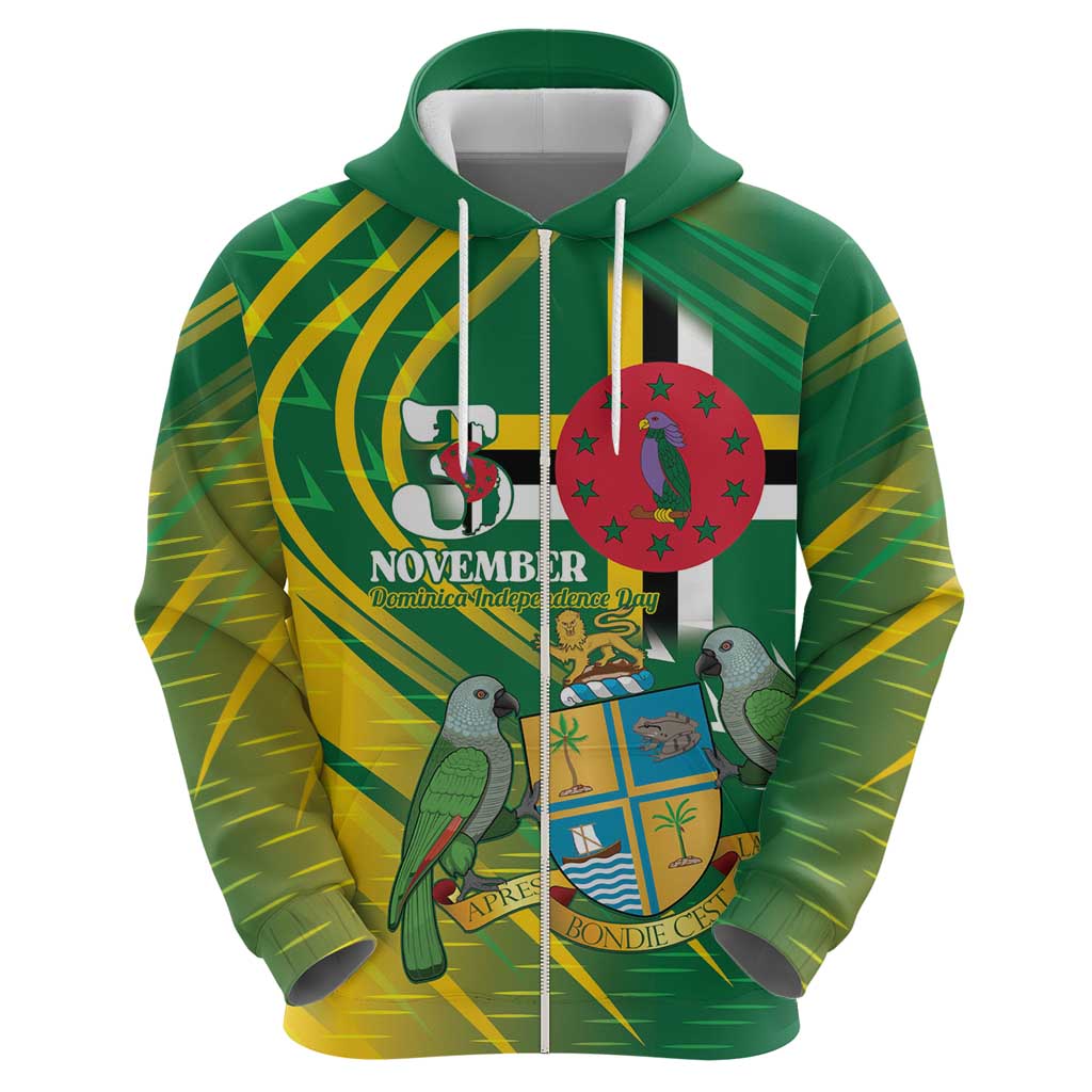 Dominica Independence Day Hoodie 3 November Coat Of Arms - Wonder Print Shop