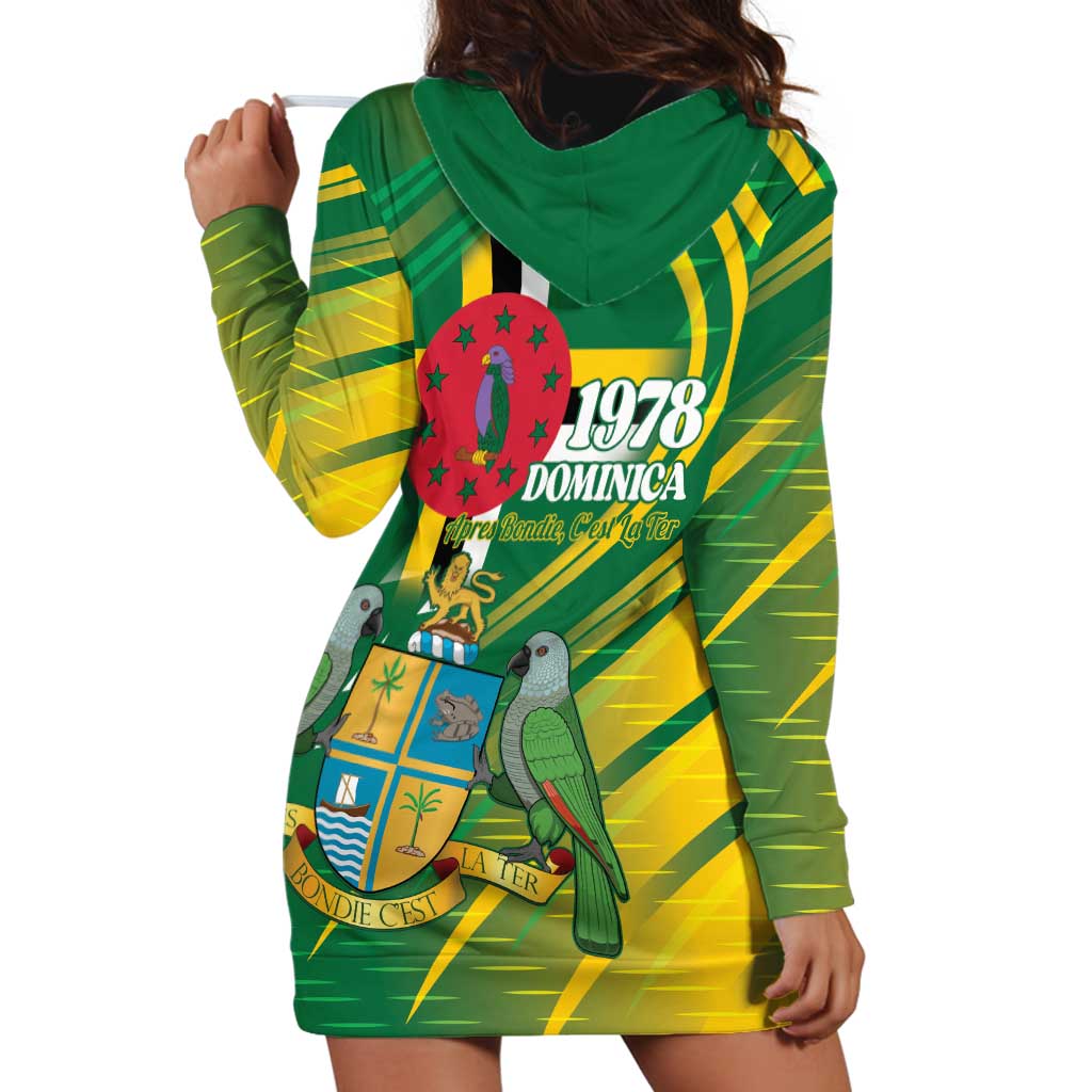 Dominica Independence Day Hoodie Dress 3 November Coat Of Arms - Wonder Print Shop