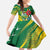 Dominica Independence Day Kid Short Sleeve Dress 3 November Coat Of Arms - Wonder Print Shop