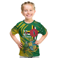 Dominica Independence Day Kid T Shirt 3 November Coat Of Arms - Wonder Print Shop