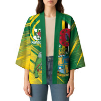 Dominica Independence Day Kimono 3 November Coat Of Arms - Wonder Print Shop