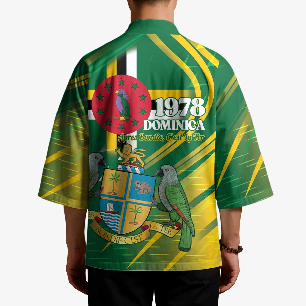 Dominica Independence Day Kimono 3 November Coat Of Arms - Wonder Print Shop